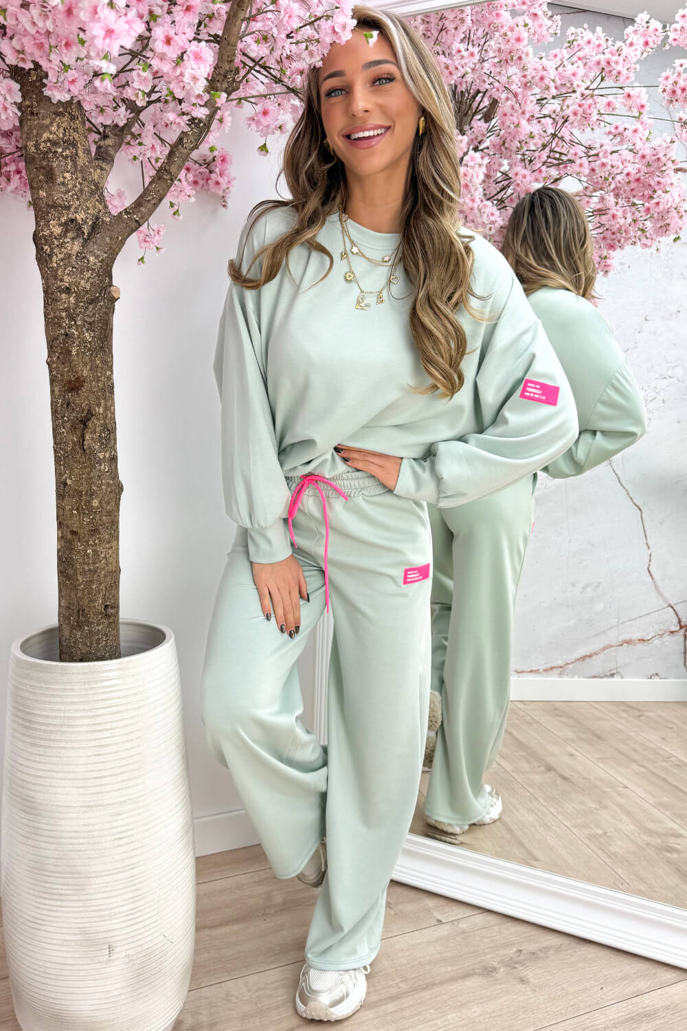 Embleem comfy co-ord - Mint