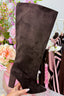 Suede luxury heels - Bruin