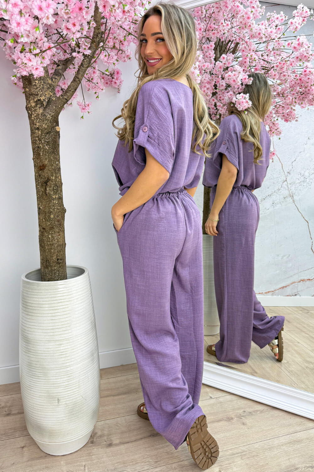 Everyday ease co-ord - Paars