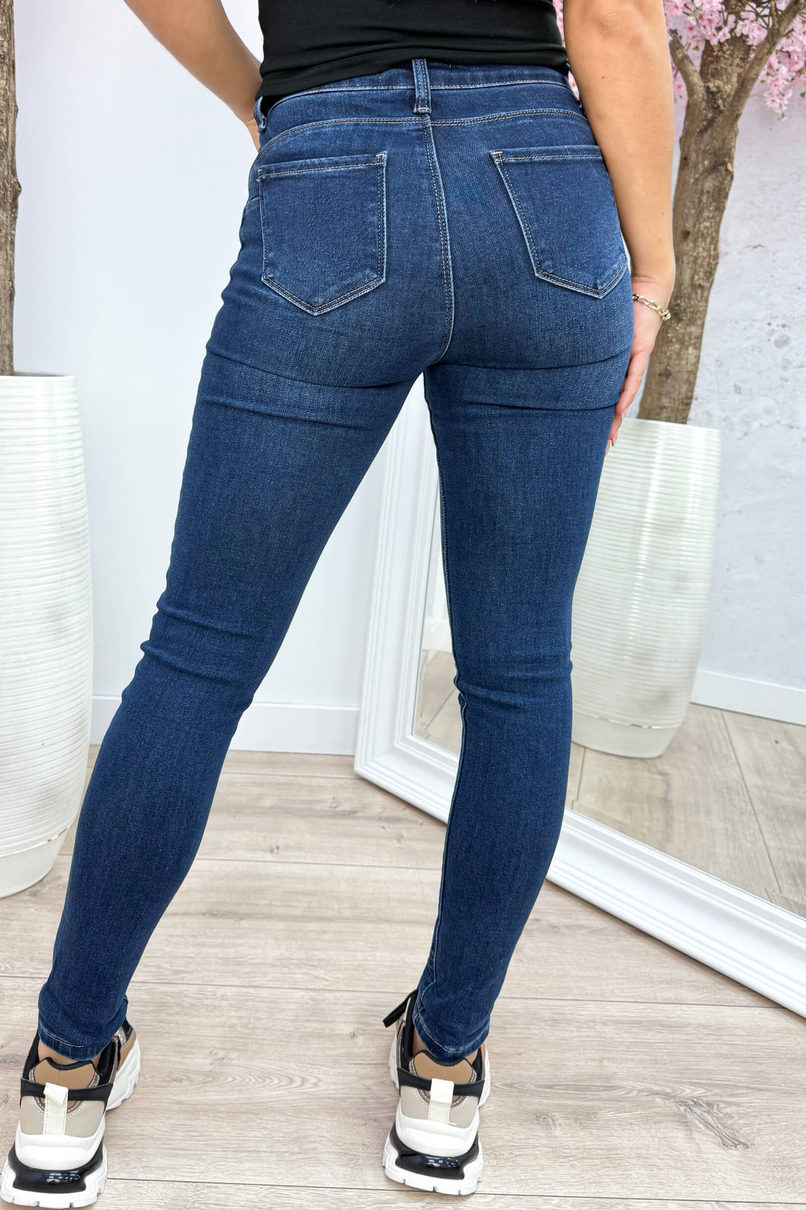 Push-up skinny jeans HM5346-1 - Jeans blue
