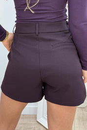 All you need short - Dk. paars