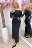 Dazzle me darling maxi dress - Zwart