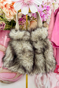 Mini fluffy bag - Beige