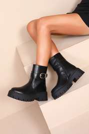 Trendy boots - Zwart