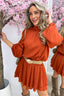 Amazing layer dress - Rust