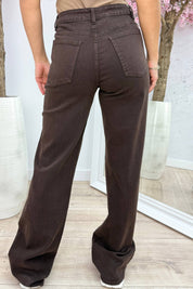 Choco extra tall straight leg jeans - Bruin