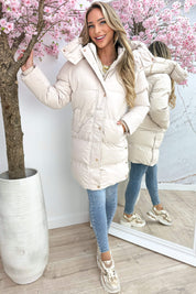 Getting colder winterjas - Beige