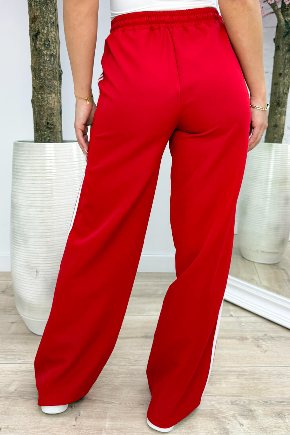 Just for you stripe pantalon - Rood