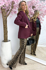 Classy blazer - Berry purple