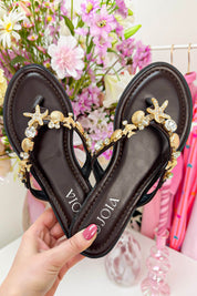 Sandy toes slippers - Bruin