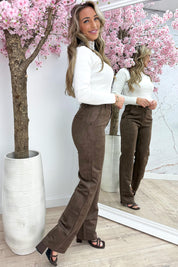 Lace lover ribbed topje - Wit