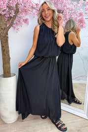 Alicante maxi dress - Zwart