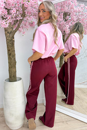 Basic puff topje - Roze