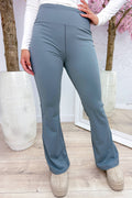 On the go legging - Dk. grijs
