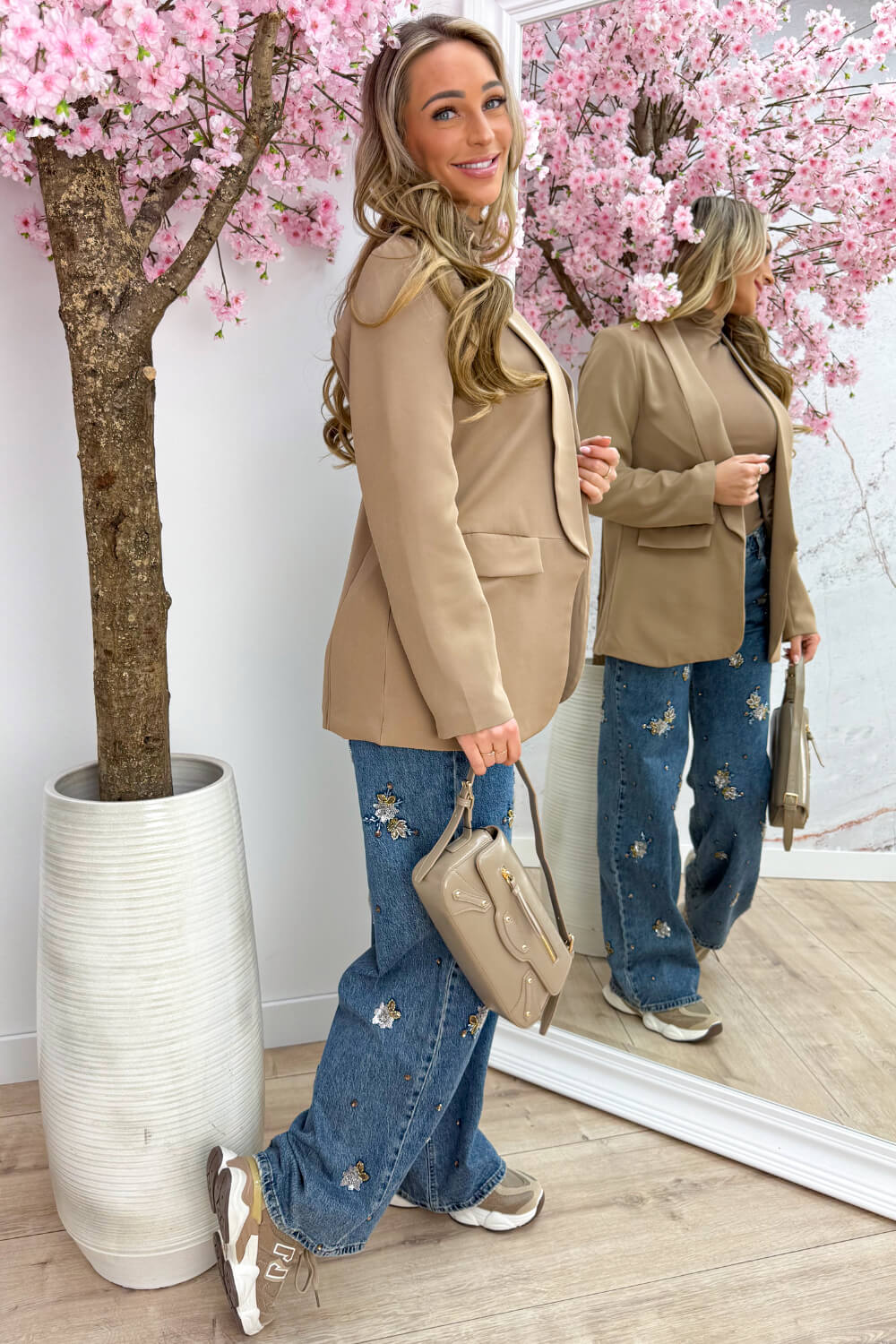 Classy blazer - Taupe