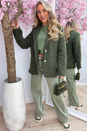 Teddy blazer - Army