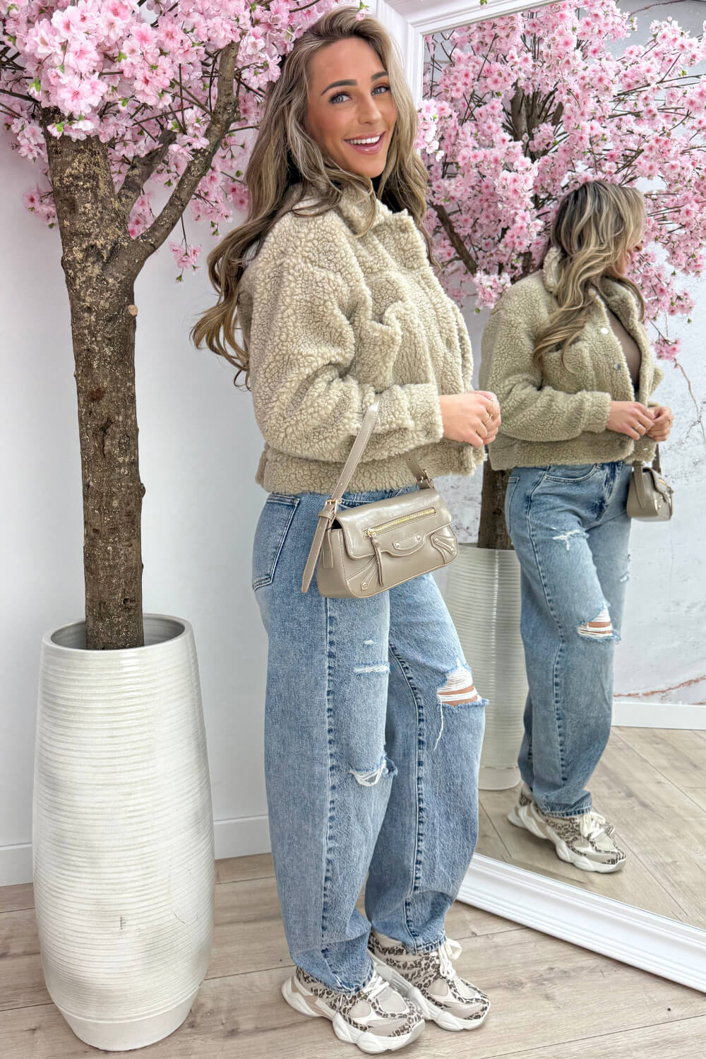 Teddy lover jacket - Beige