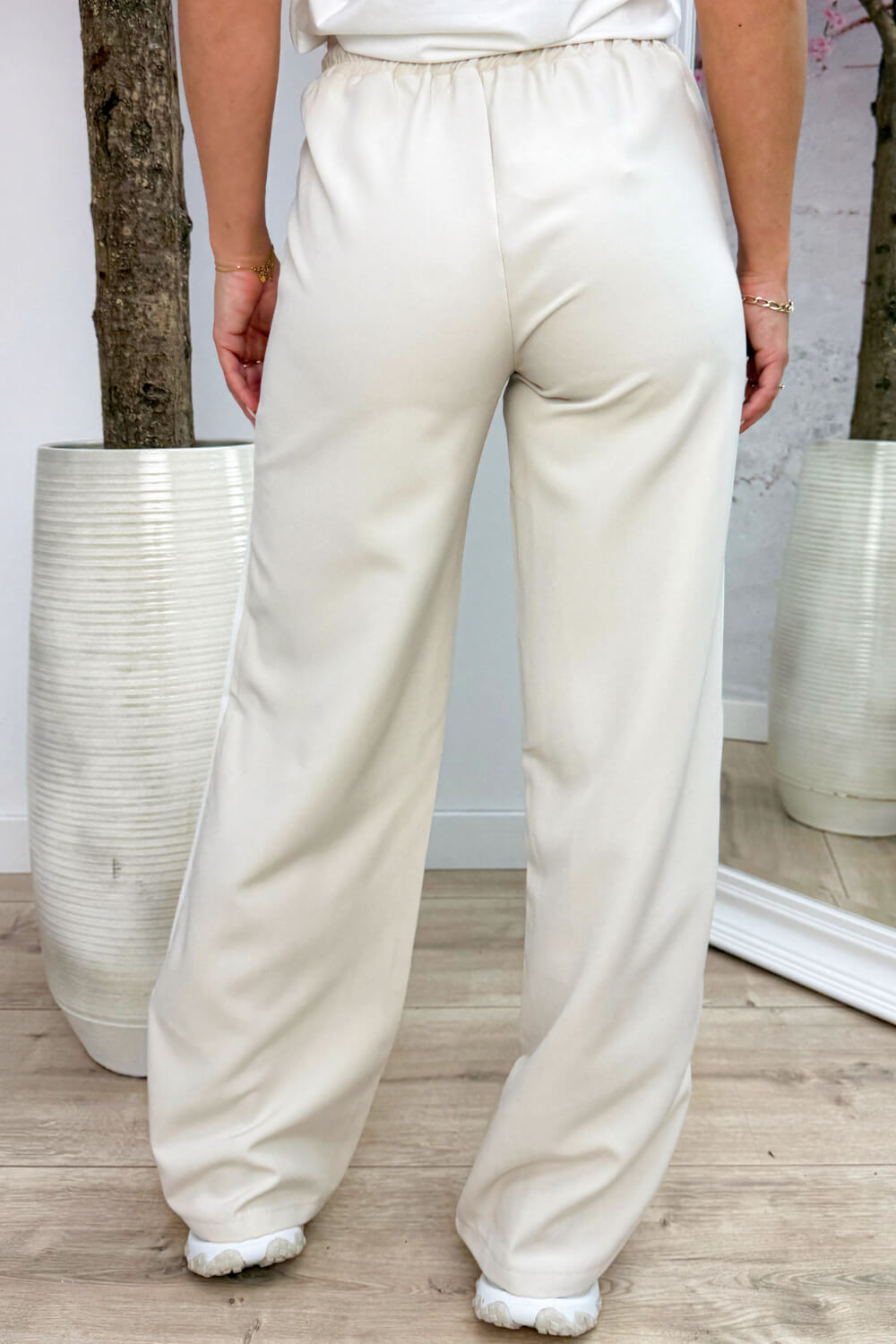 Just for you stripe pantalon - Beige