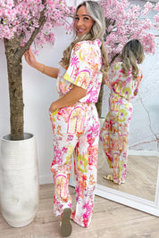 Paradise memories blouse - Wit