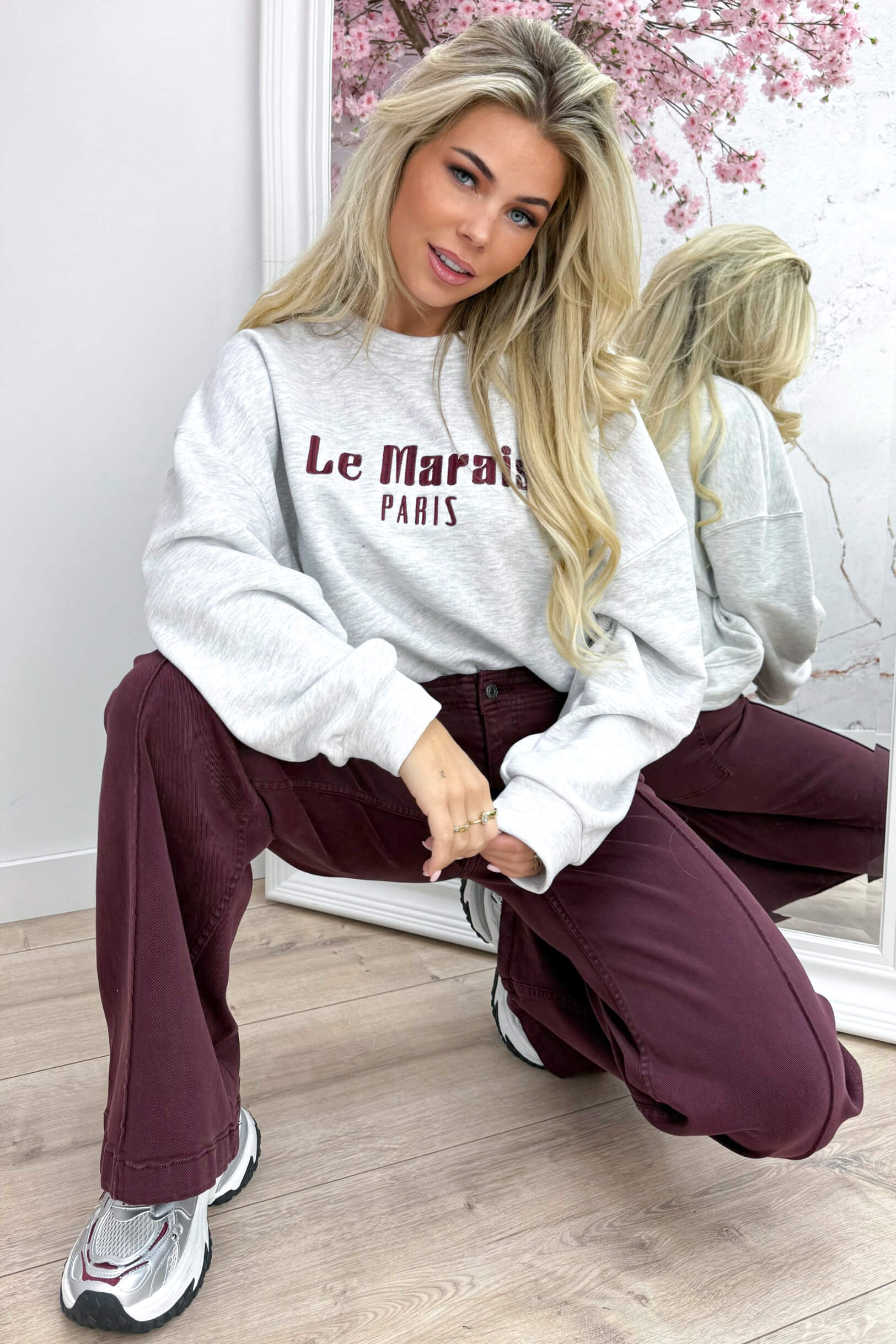 Le marais paris sweater - Lt. grijs