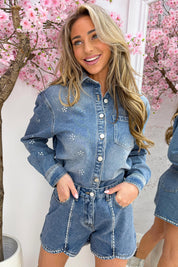 You shine denim jacket - Jeans blue