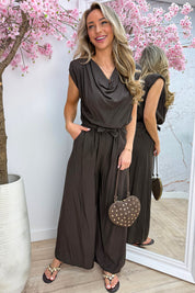 Waterfall statement jumpsuit - Bruin