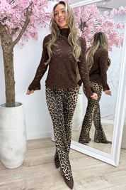 Beloved flairy topje - Bruin