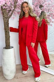 Classy blazer - Rood