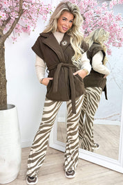 Sunshine broche gilet - Bruin