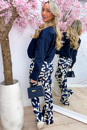 Ready set tie jacket - Navy