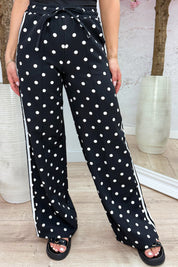 Yours to keep polkadot pantalon - Zwart