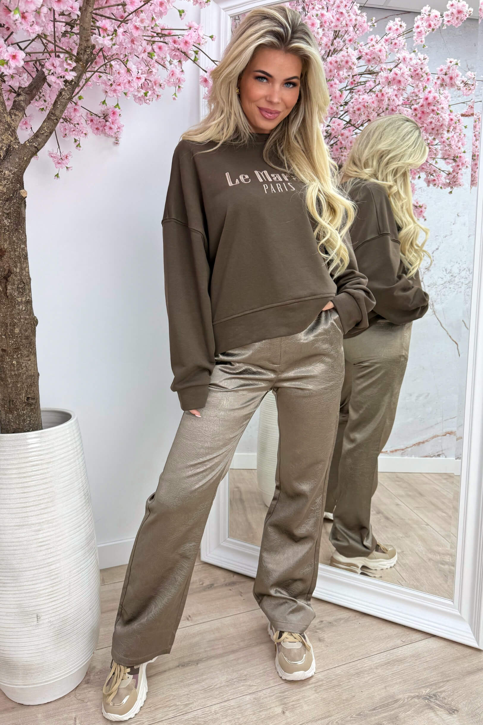 Le marais paris sweater - Bruin