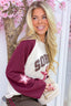 Soho star sweater - Bordeaux