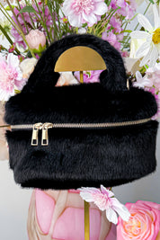 Fluffy chic bag - Zwart