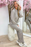 Ensemble confortable pour traîner plus tard - Taupe