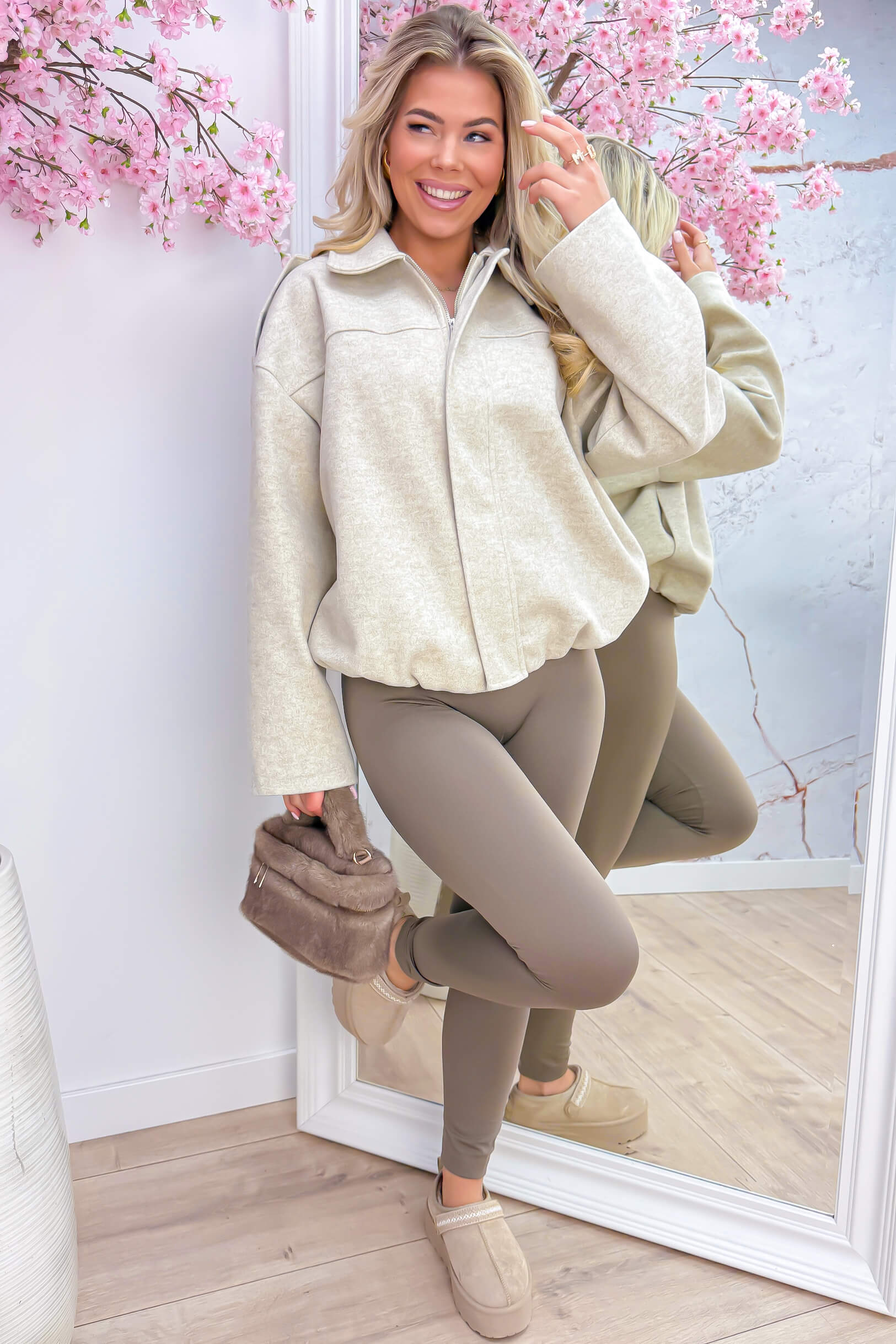 Fall for me vilt jacket - Beige