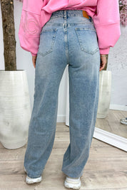 Cherry diamond jeans - Jeans blue