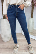 Jean skinny push up - Jean bleu