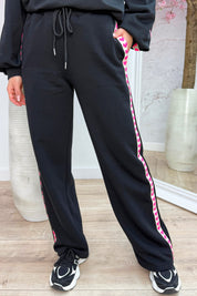 Neon lover jogger - Zwart