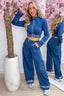 Dazzle in denim co-ord - Jeans blue