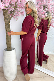 Bowtiful blazer - Bordeaux
