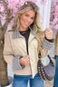 Double check trench coat - Beige
