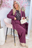 Twice as nice co-ord - Bordeaux