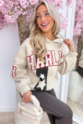 Big city vibes hoodie - Beige