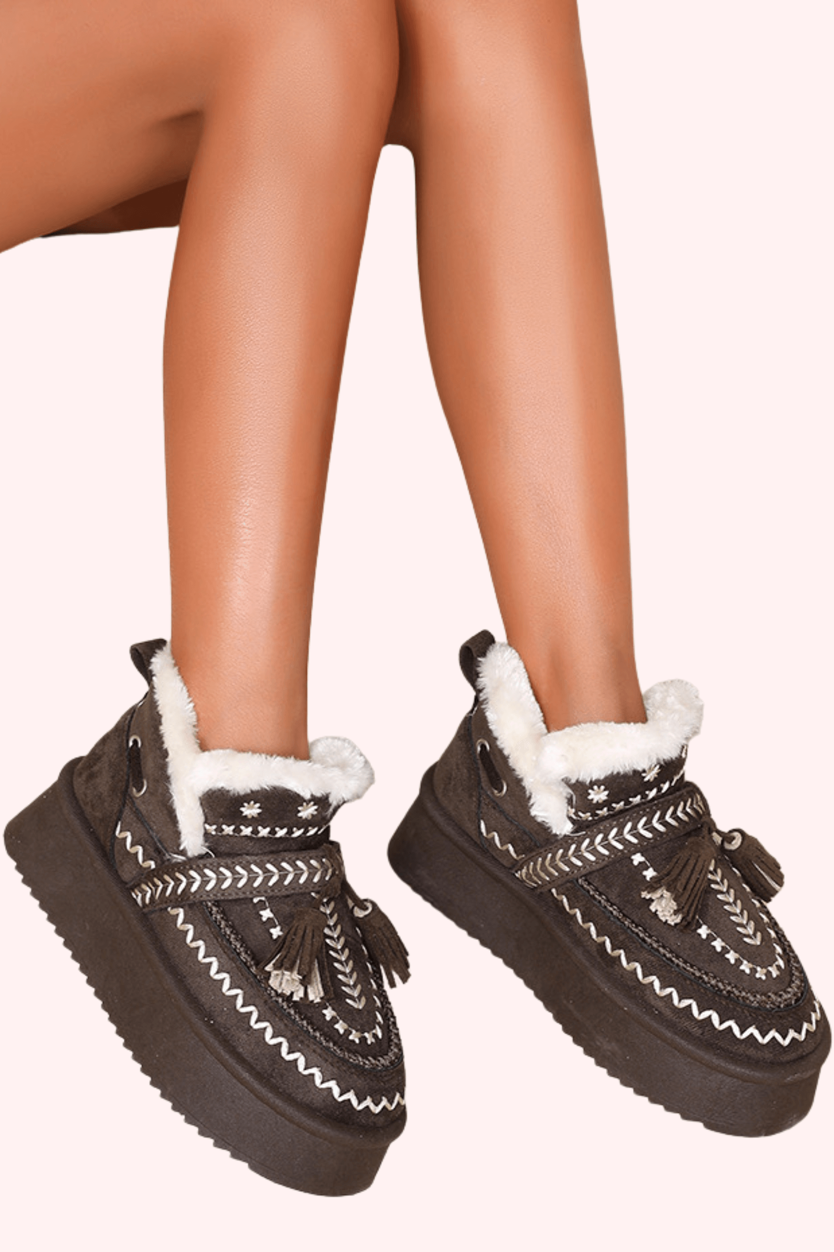 Winter wonderland boots - Bruin