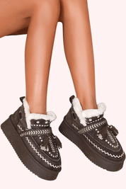Winter wonderland boots - Bruin