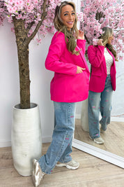 Classy blazer - Lt. fuchsia