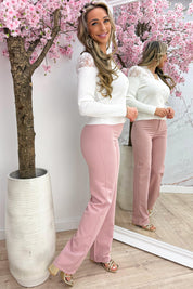 Pearl elegance topje - Wit