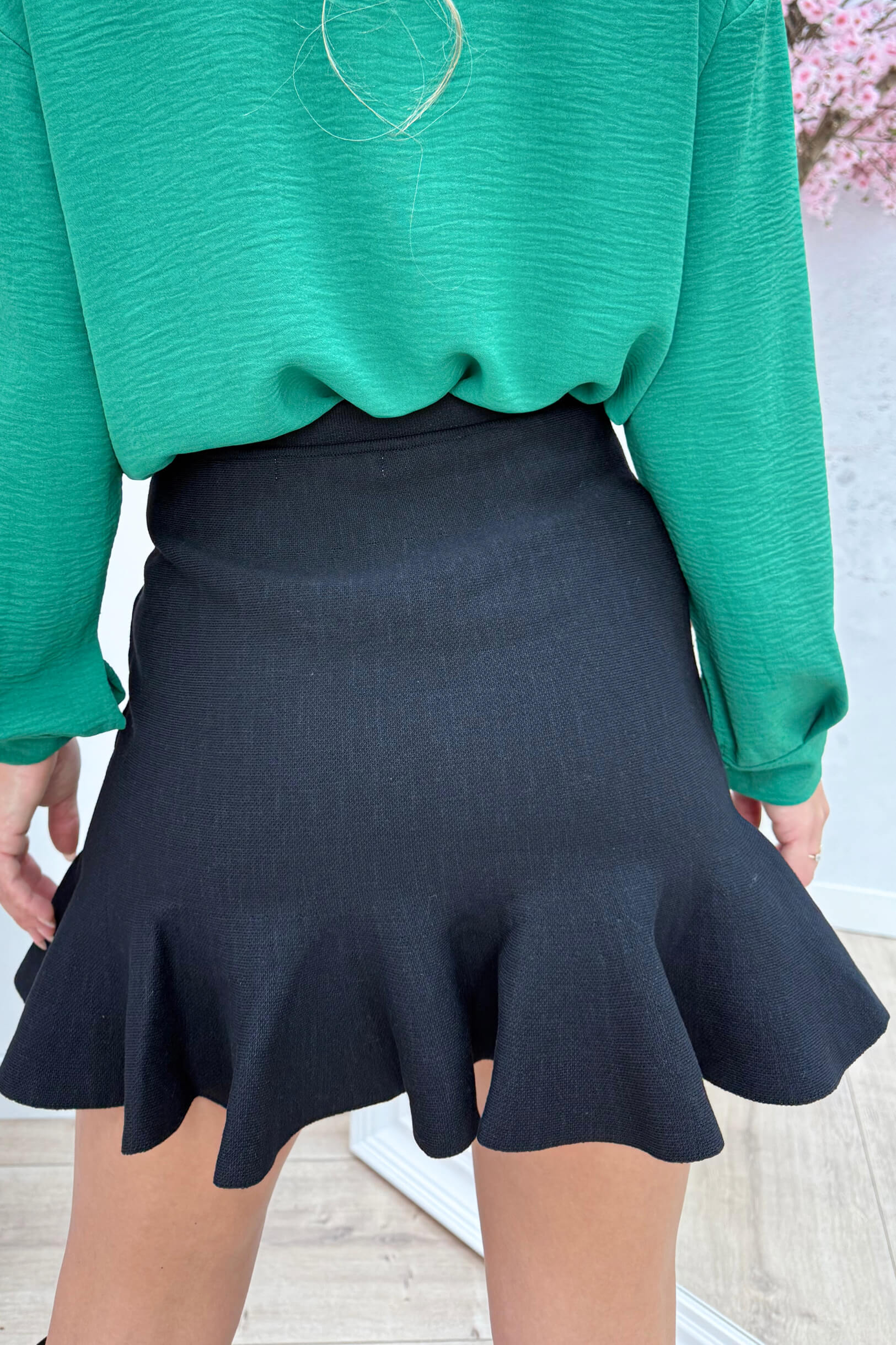Flairy skirt - Zwart