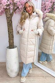 Winter is calling winterjas - Beige